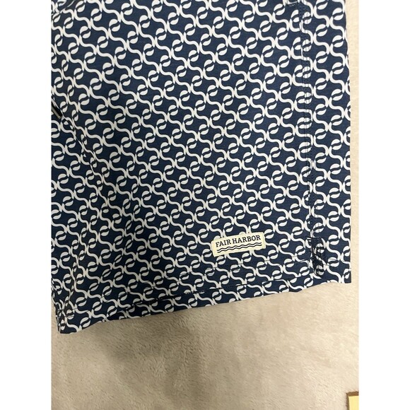 Fair Harbor Navy and White Swim Trunks - Picture 4 of 9